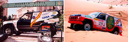 Palmares del equipo GUARDIA CIVIL Rally Raid. 1999.