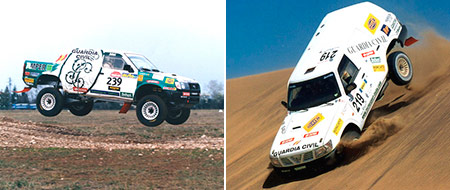 Palmares del equipo GUARDIA CIVIL Rally Raid. 2001.