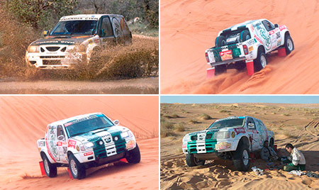 Palmares del equipo GUARDIA CIVIL Rally Raid. 2002.