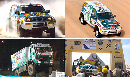 Palmares del equipo GUARDIA CIVIL Rally Raid. 2003.