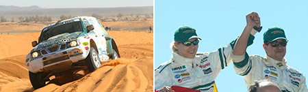 Palmares del equipo GUARDIA CIVIL Rally Raid. 2004.