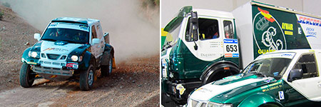 Palmares del equipo GUARDIA CIVIL Rally Raid. 2013.